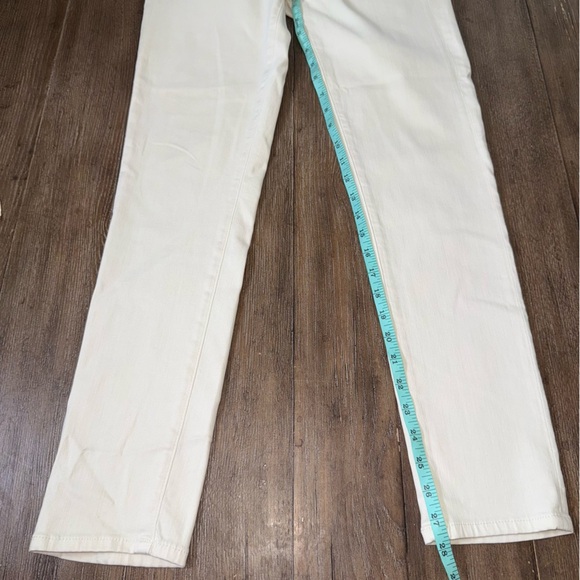 AG The Prima Ankle Jean Cream Slim Low Rise - Picture 9 of 11